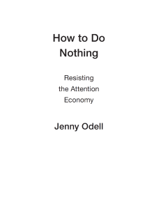 Odell-How To Do Nothing-Intro