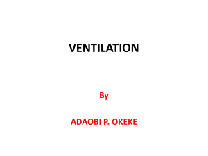 VENTILATION by adapbu P. Okeke