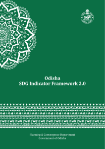 Odisha SDG Indicator Framework2.0