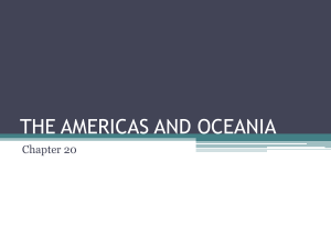 the americas and oceania