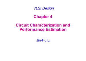 Chapter 4 Circuit Characterization and Performance