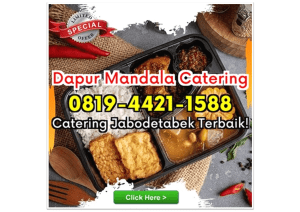 DISKON! HP 0819-4421-1588 Catering Hajatan Depok Beji Timur Dapur Mandala