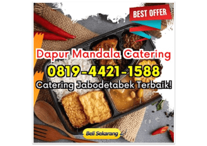 DISKON! HP 0819-4421-1588 Catering Harian Depok Pondokcina Dapur Mandala