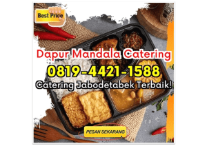 DISKON! HP 0819-4421-1588 Catering Harian Depok Tanahbaru Dapur Mandala