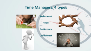Types of Time Managers