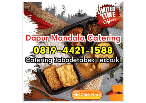 LEZAT! HP 0819-4421-1588 Catering Lansia Depok Cipayung Dapur Mandala