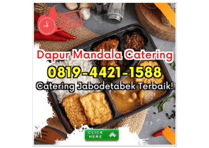 MANTAB! HP 0819-4421-1588 Catering Lebaran Depok Grogol Dapur Mandala