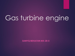 Gasturbine engine Samyk Bexultan