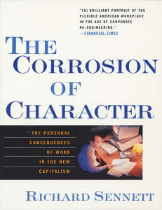 The Corrosion of Character - Richard Sennett