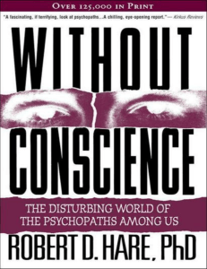 WITHOUT CONSCIENCE - ROBERT D. HARE