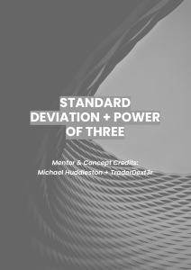 STANDARD DEVIATION - POWER OF THREE