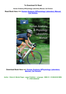 download PDF Human Anatomy  Physiology Laboratory Manual Cat Version By 