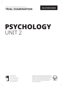 252513 Psych Unit 2 Solutions