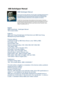 ABB Switchgear-manual