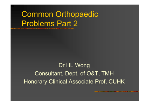 017-common orthopaedic problems-