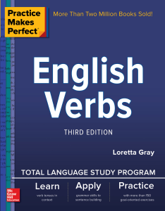 Practice Makes Perfect  English Verbs