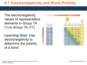 CH6 7 Electronegativity and Bond Polarity GOB Structures 5th ed