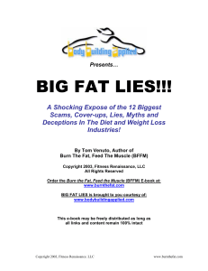 Bodybuilding Applied - Big Fat Lies (Tom Venuto) (Z-Library)