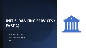 BANKING SERVICES-1