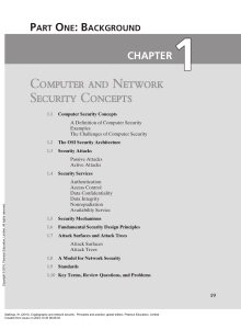 Cryptography and Network Security Principles and P... ---- (Part One Background )