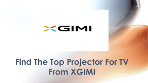 Find The Top Projector For TV From XGIMI