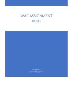 WAC Assignment AH2