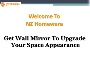 Illuminate Your Space With Our Stylish Wall Mirror In NZ