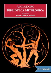 Biblioteca mitologica - Apolodoro (1)