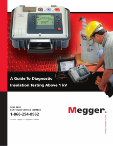 Megger - Insulation Testing Above 1kV