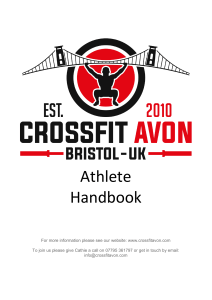 1. Introduction to CrossFit Author CrossFit Avon