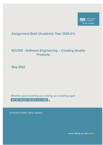 6CC550 - Assessment Brief - May 2022(1)