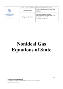 Nonideal Gas Equations of State Factor Z 1701091174
