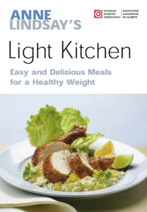 Anne Lindsays Light kitchen   more easy & healthy recipes from the author of Lighthearted everyday - PDF Room