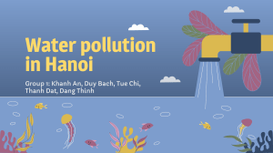 Water pollution in Hanoi