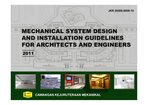 110101 [CKM] Garis Panduan Mekanikal (System Design & Installation JKR)