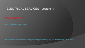 Power Systems lecture 1