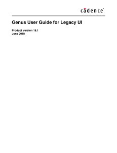Genus Guide