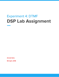 DSP Lab Assignment 4