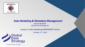 datamodelingmetadatamanagementdataversityoctober2016-161031195406
