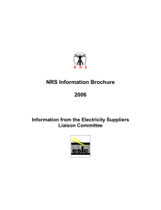 NRS Information Brochure 2006