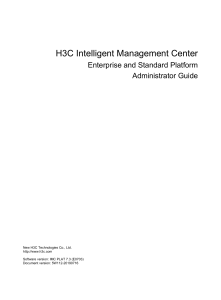 HP IMC Administration Guide