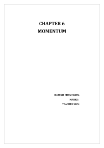 CHAPTER 6 - Momentum