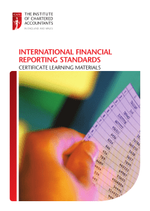 international financial reporting standa