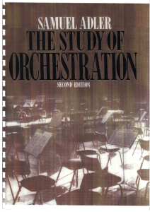 Adler S The study of orchestration 2