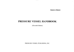 Pressure Vessel Handbook 11th edition E.Megyesy