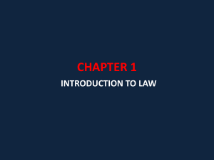 blaw exam  1 chapters