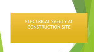 Electrical Safety at Construction Site