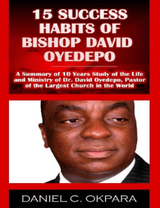 15 Success Habits of Bishop David Oyedepo ( PDFDrive )