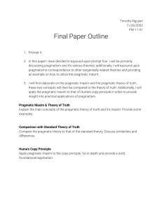 Final Paper Outline