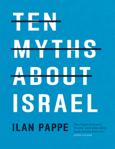 Ilan Pappe - Ten Myths About Israel-Verso Books (2017)